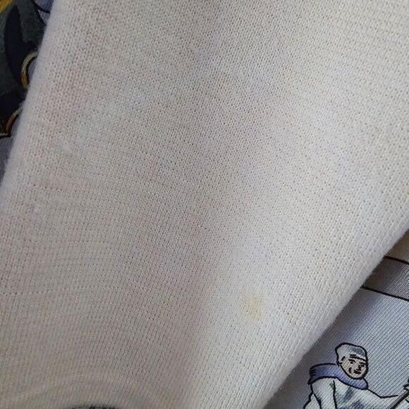 Hermes Margiela Winter Skiers & Holly Silk Wool Blend Polo Style Sweater Size S - Picture 11 of 12